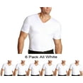thumbnail image 1 of 6-Pack Insta Slim Compression V-Necks VS0006, 1 of 13