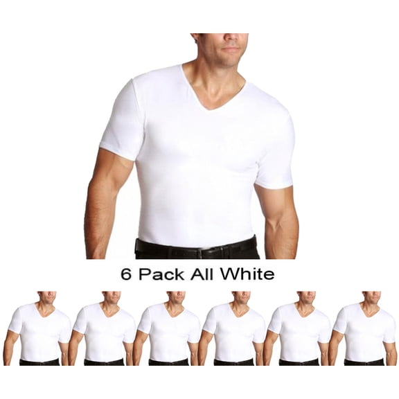 6-Pack Insta Slim Compression V-Necks VS0006