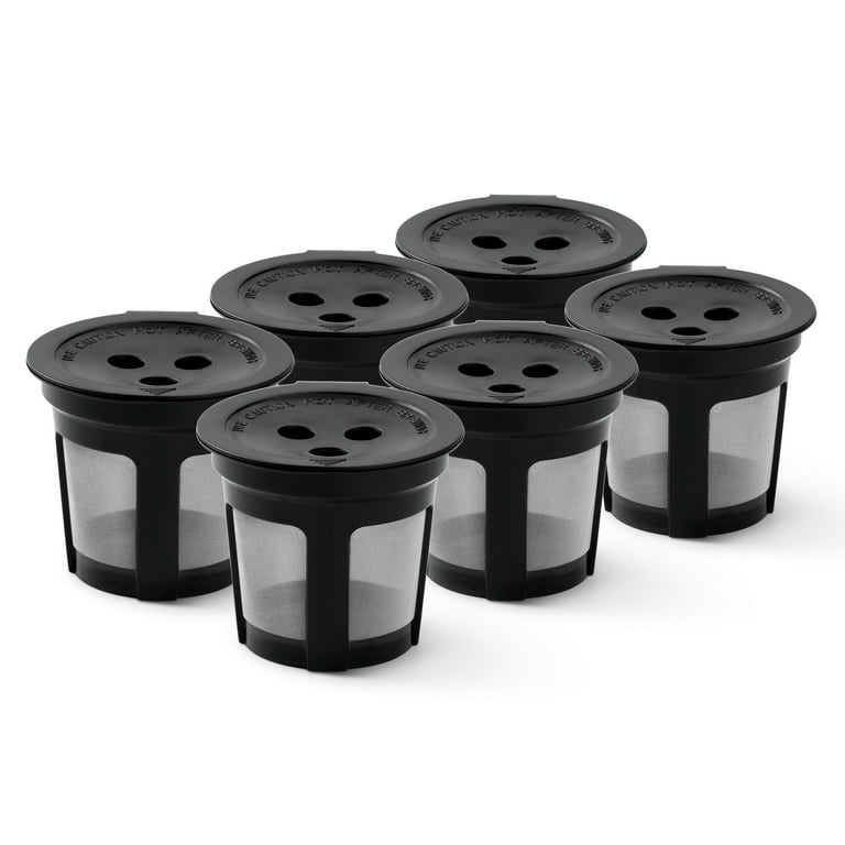 6 Pack K Cup Reusable Pods for Ninja Dual Brew Coffee Maker, Reusable K Pod  Permanent K Cups Filters Coffee Accessories Compatible with Ninja Coffee