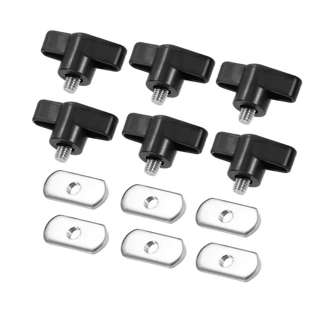 6 Pack Kayak Screws Nuts, Kayak Rail Screws Fishing Boat Accessories