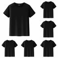 thumbnail image 1 of 6 Pack Kids Youth Mesh Athletic Quick Dry T Shirts Short Sleeve Sport Tennis Tee Shirts Active Tops for Boys and Girls 5-6 Years, 1 of 8