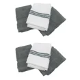 thumbnail image 1 of 6-Pack Kitchen Dish Cloths Bar Mops Towels, 100% Cotton 12"X12" Absorbent Camel, 1 of 5