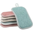 thumbnail image 1 of 6 Pack Kitchen Scrub Sponges Reusable Non-Scratch Microfiber Sponge Heavy Duty Scouring Pad for Kitchen Cleaning, Multifunctional Household Washing Tool, 1 of 7