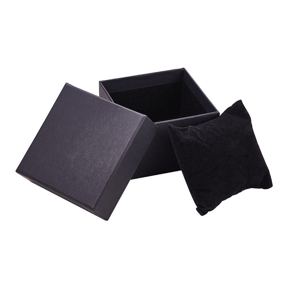 50/100PCS Blank Small Gifts Soap Cardboard Paper Flip Boxes,Folding Kraft Paper Square Craft Box,Candy Gift Packaging Boxy Boxes - 15 - View #2