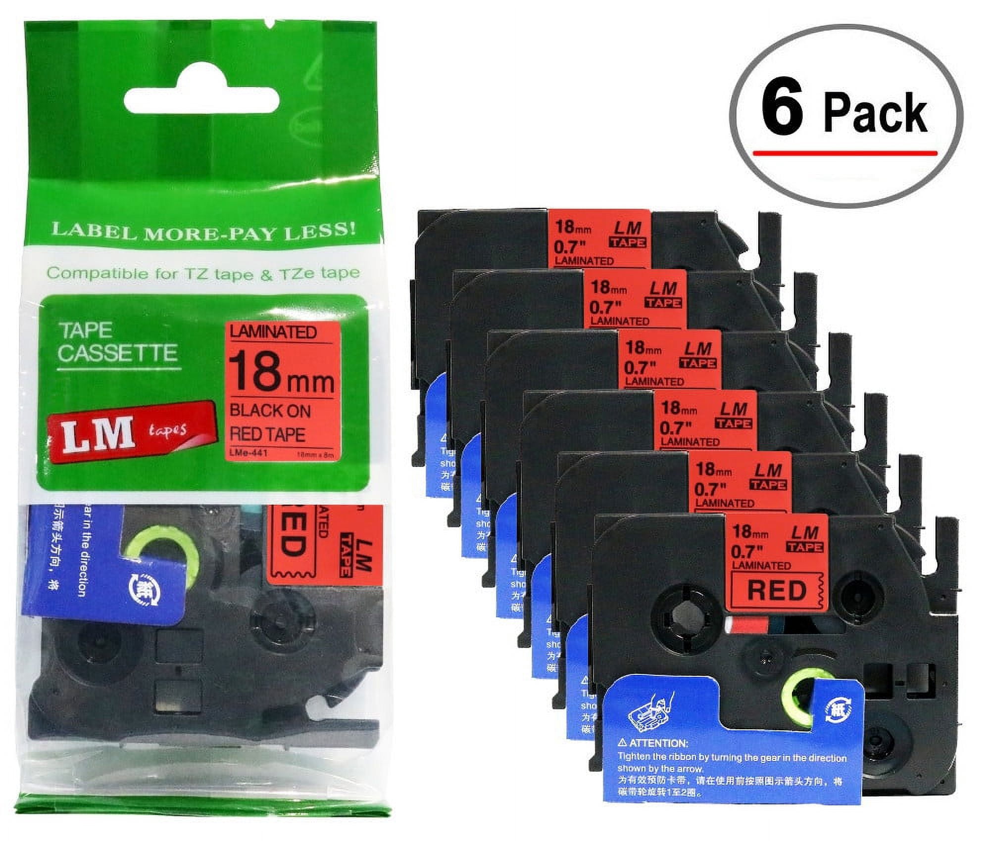 6/Pack LM Tapes - Premium 3/4