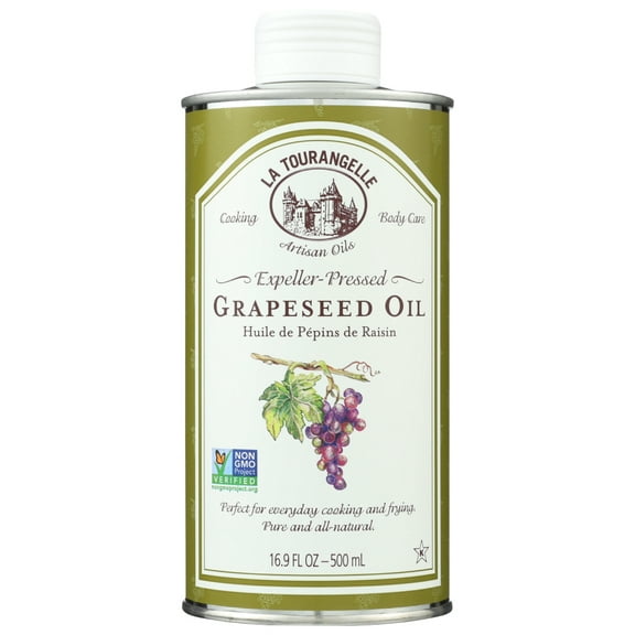 (6 Pack) La Tourangelle Expeller-Pressed Grapeseed Oil, 16.9 fl oz
