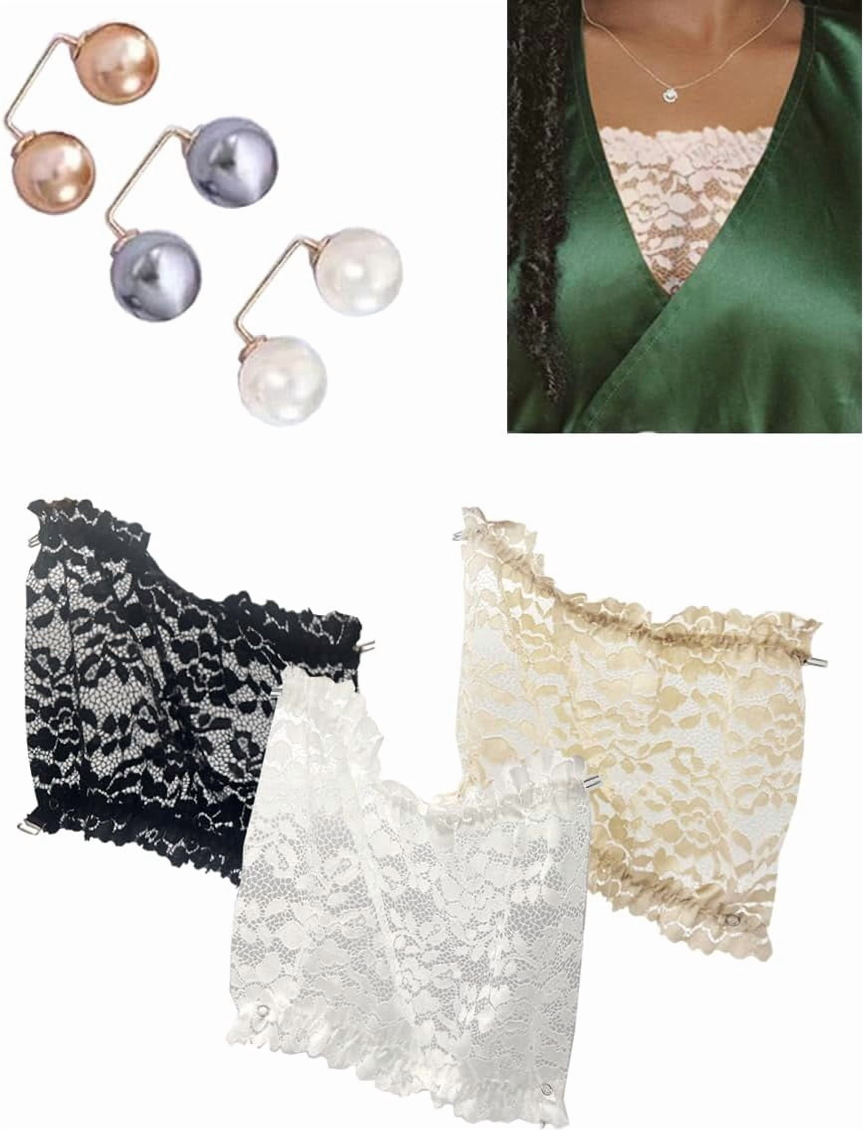 Cleavage Cover Up For Low Neckline