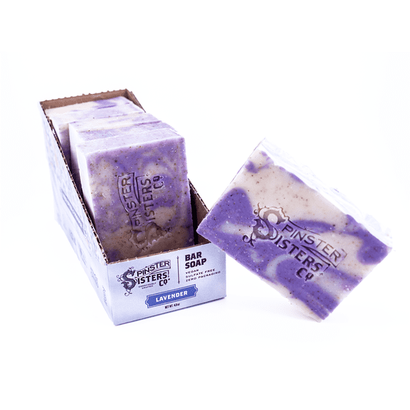 6 Pack -Lavender Bar Soap Set  6 Pack, All Natural, Moisturizing.