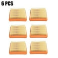 thumbnail image 1 of 6 Pack Lawn Mower Air Filter Replacement for 4180-141-0300B FS91 FS131 FS111 Trimmers Garden Lawn Mower Power Tool Replacement Parts Accessories, 1 of 10