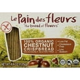 thumbnail image 1 of 6 Pack : Le Pain Des Fleurs Crispbread, Chestnut, 4.4 Ounce : Packaged Flatbread Snack Crackers, 1 of 3