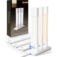 thumbnail image 1 of 6 Pack Led Under Cabinet Lighting Wireless with Charging Station, 7’’Rechargeable Motion Sensor Light Indoor, 3 Color Dimmable Motion Activated Cabinet Lights for Kitchen Bookshelf, Stair, 1 of 4