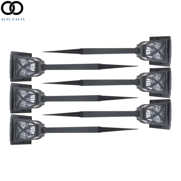 6 Pack Led Solar Ground Light Lawn Lights Outdoor Garden Patio Yard Landscape