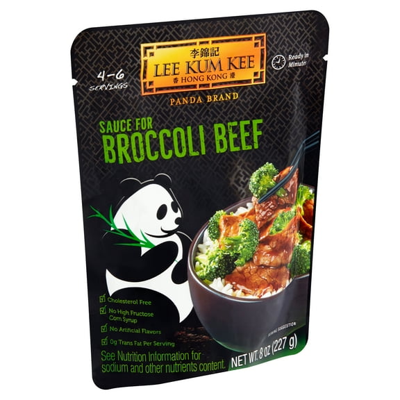 (6 Pack)Lee Kum Kee Sauce - Ready to Serve - Broccoli Beef, 8 oz.