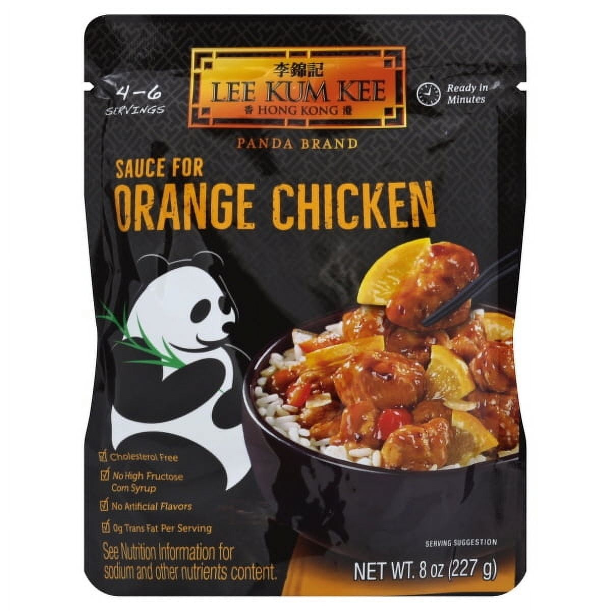 (6 Pack)Lee Kum Kee Sauce - Ready to Serve - Orange Chicken, 8 oz