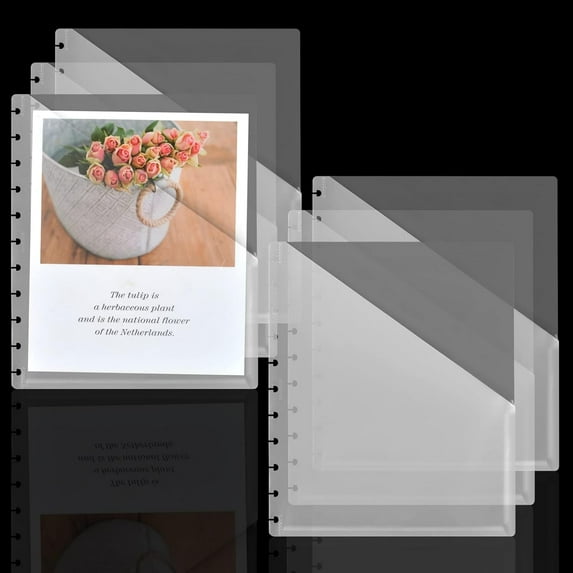 6 Pack Letter Size Discbound Pocket Dividers Discbound Pocket Pages ...