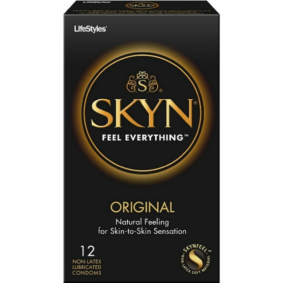 6 Pack - LifeStyles SKYN Condoms Lubricated Non-Latex 12 ea