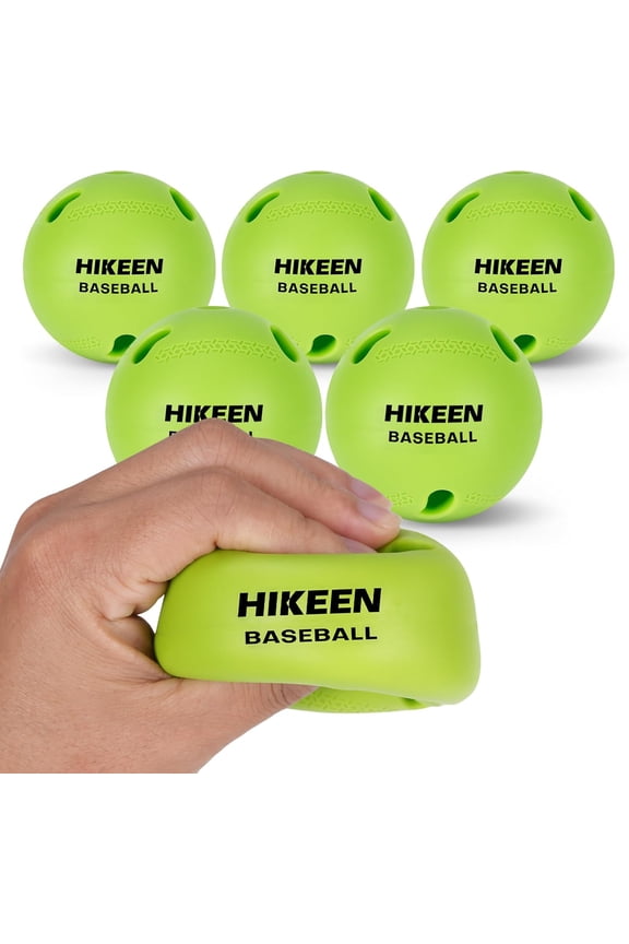 6 Pack Limited Flight Practice Baseballs  Safe & Durable for Small Space, Regulation Size Training Baseballs for Hitting, Pitching & Batting