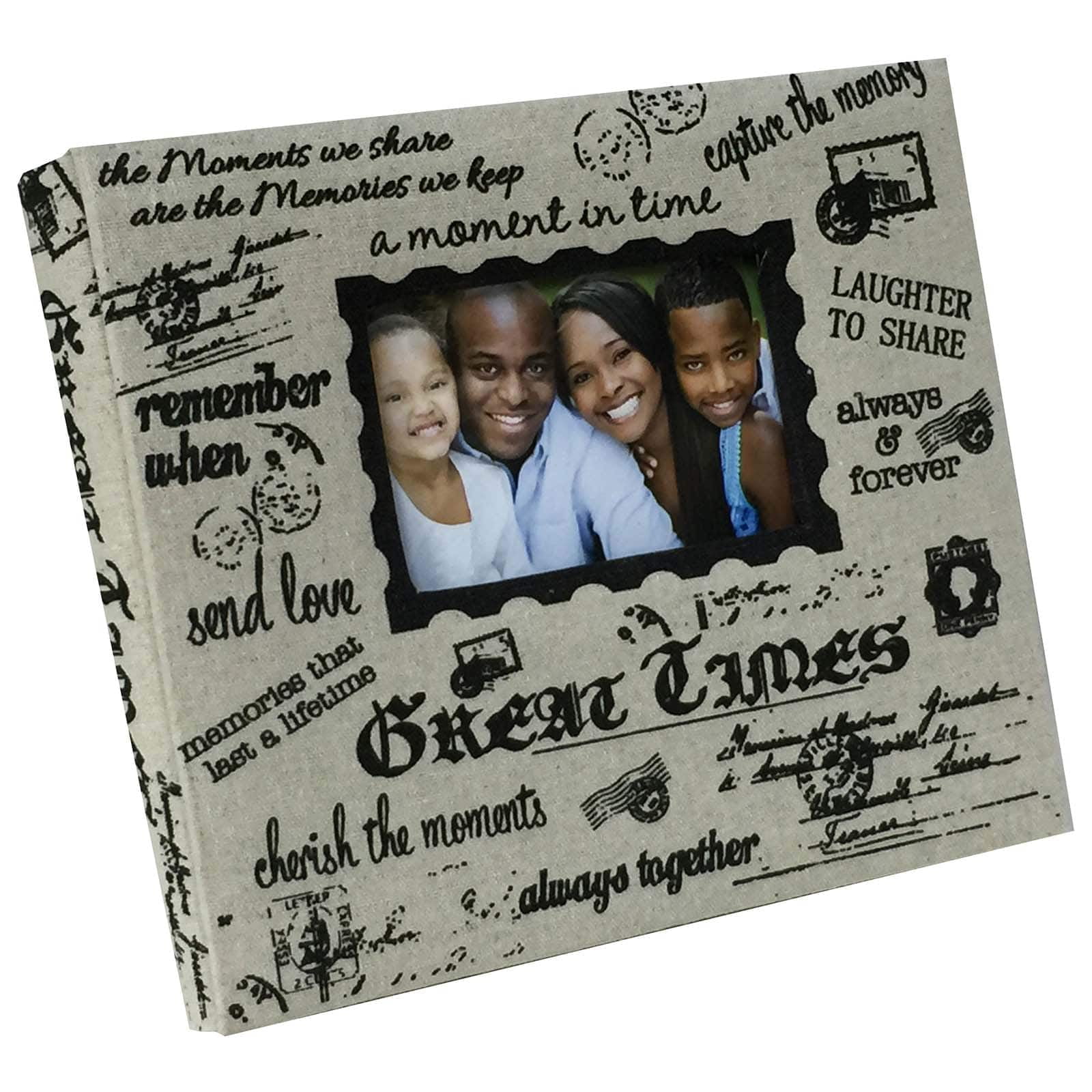 Recollections Linen Postal Scrapbook, 6 Pack