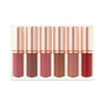 6 Pack Lipstick Velour Lip Gloss Does Not Fade Easily Mist Paste Color