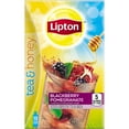 thumbnail image 1 of (6 Pack) Lipton Tea and Honey Iced Green Tea To-Go Packets Blackberry Pomegranate 10 ct, 1 of 4