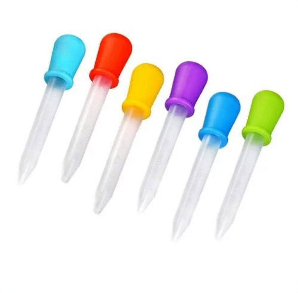 6 Pack Liquid Droppers DIYOO 5ml Clear Liquid Medicine Eye Dropper