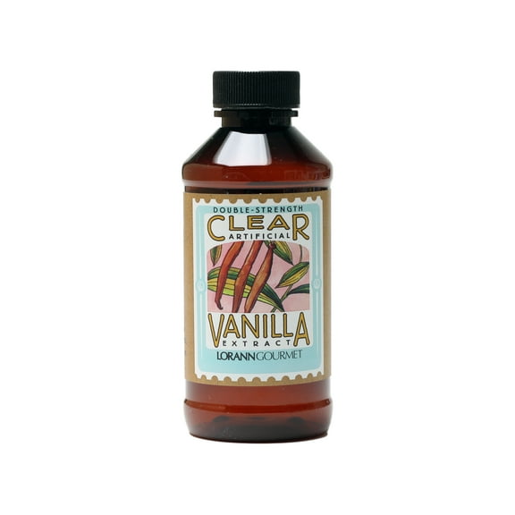 LorAnn Gourmet Double-Strength Clear Artificial Vanilla Extract, 6 Pack