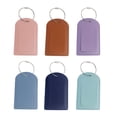 thumbnail image 1 of 6 Pack Luggage Tags, Privacy Cover ID Label with Stainless Steel Loop and Address Card for Travel Bag Suitcasestyle:style 2;, 1 of 6