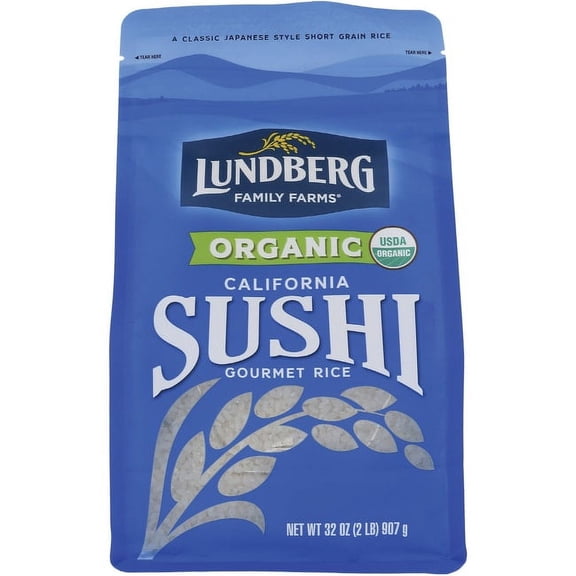 (6 Pack) Lundberg Family Farms California Sushi Rice, 32 oz