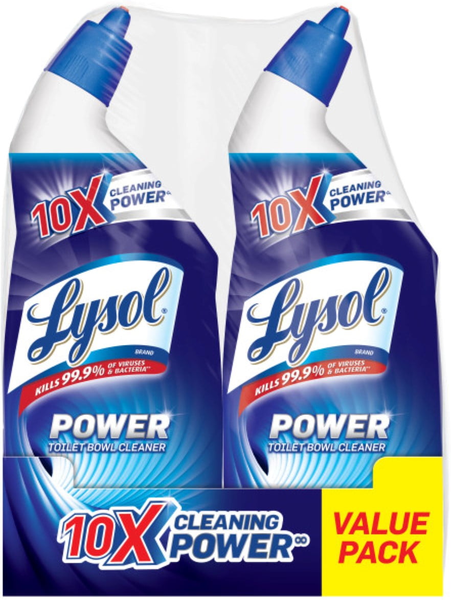 6 Pack - Lysol Power Toilet Bowl Cleaner 10X Cleaning Power 48oz (2X24oz)
