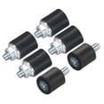 thumbnail image 1 of 6 Pack M3x6mm Thread Studs Rubber Shock 8x8mm Male Female 6 Pack M3 Lock Nuts, 1 of 6