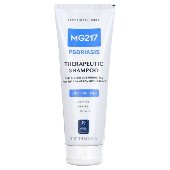6 Pack MG217 Psoriasis Medicated Conditioning Coal Tar Formula Shampoo 8 FL OZ