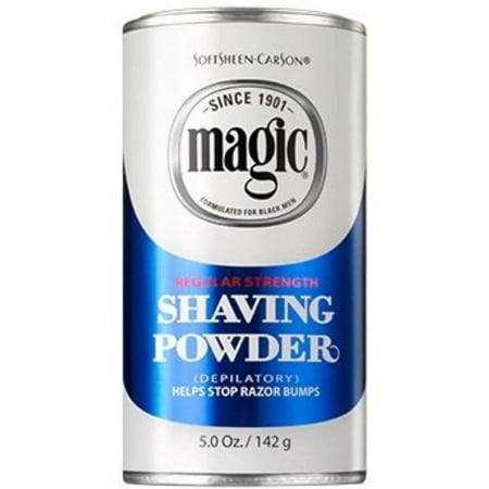 6 Pack - Magic Shaving Powder Blue Regular Strength 5 oz