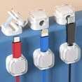 thumbnail image 1 of 6-Pack Magnetic Cable Clips – Cable Smooth Adjustable Cord Holder for nightstand, Easy Under Desk Cable Management, Adhesive Cable Holder for Home, Office, Car, Desk, Nightstand, 1 of 6