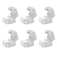 thumbnail image 1 of 6-Pack Magnetic Cable Organizer - 4.53x3.94in Plastic Cord Clips for Desktop/Wall Mounted Cable Management (White)​, 1 of 6