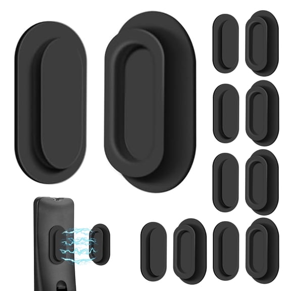 Appoft 6 Pack Magnetic Remote Control Holder  Upgraded Silicone Magnetic Wall Mount for TV, Fan & Air Conditioner Remotes  Self-Adhesive, No-Drill Remote Control Holder Wall Mount