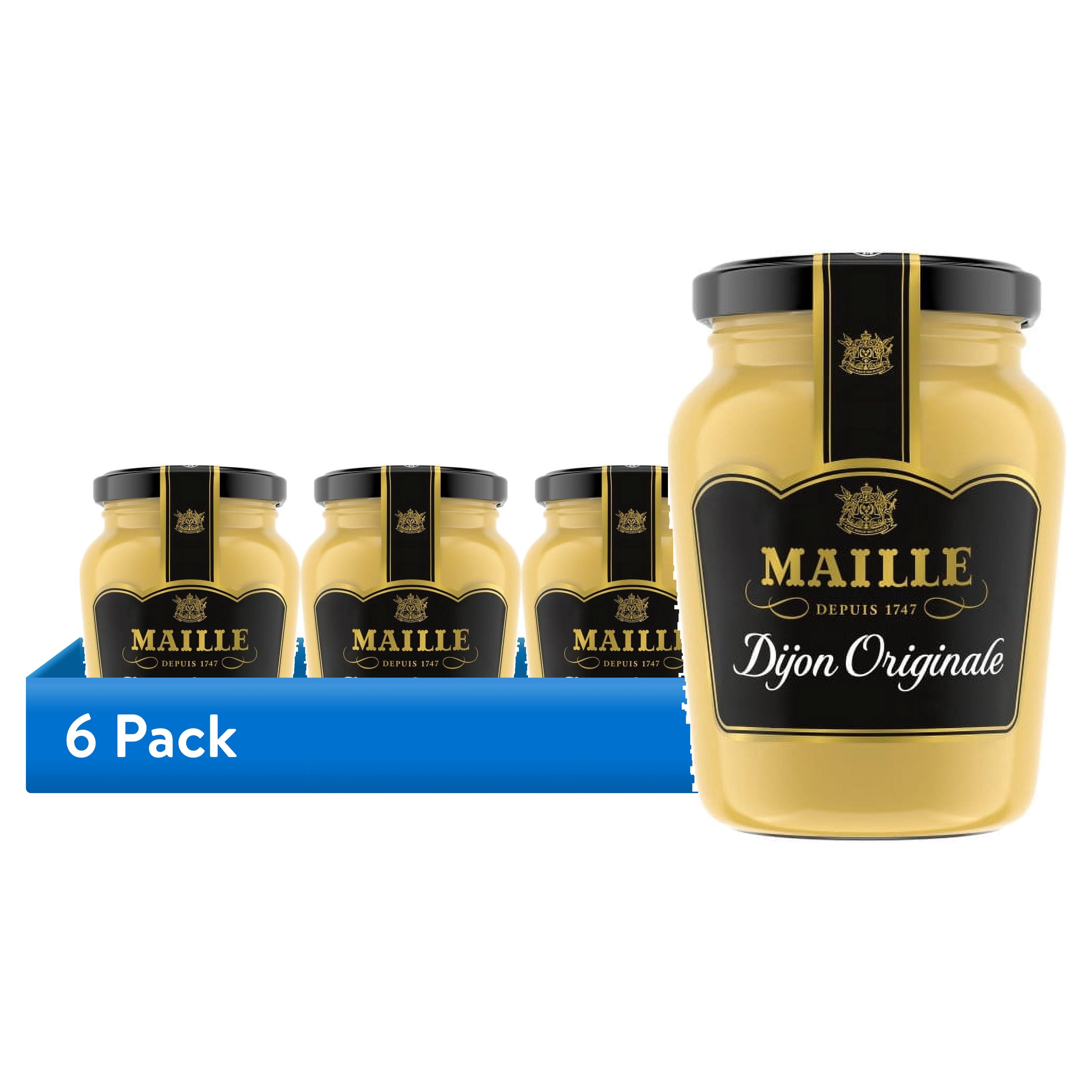 (6 pack) Maille Originale Dijon Mustard, 7.5 oz Jar