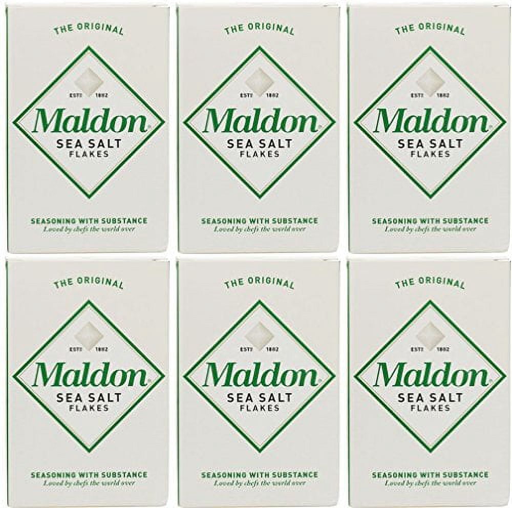 (6 Pack) - Maldon Salt - Sea Salt MAL-MAL125 | 125g | 6 Pack Bundle