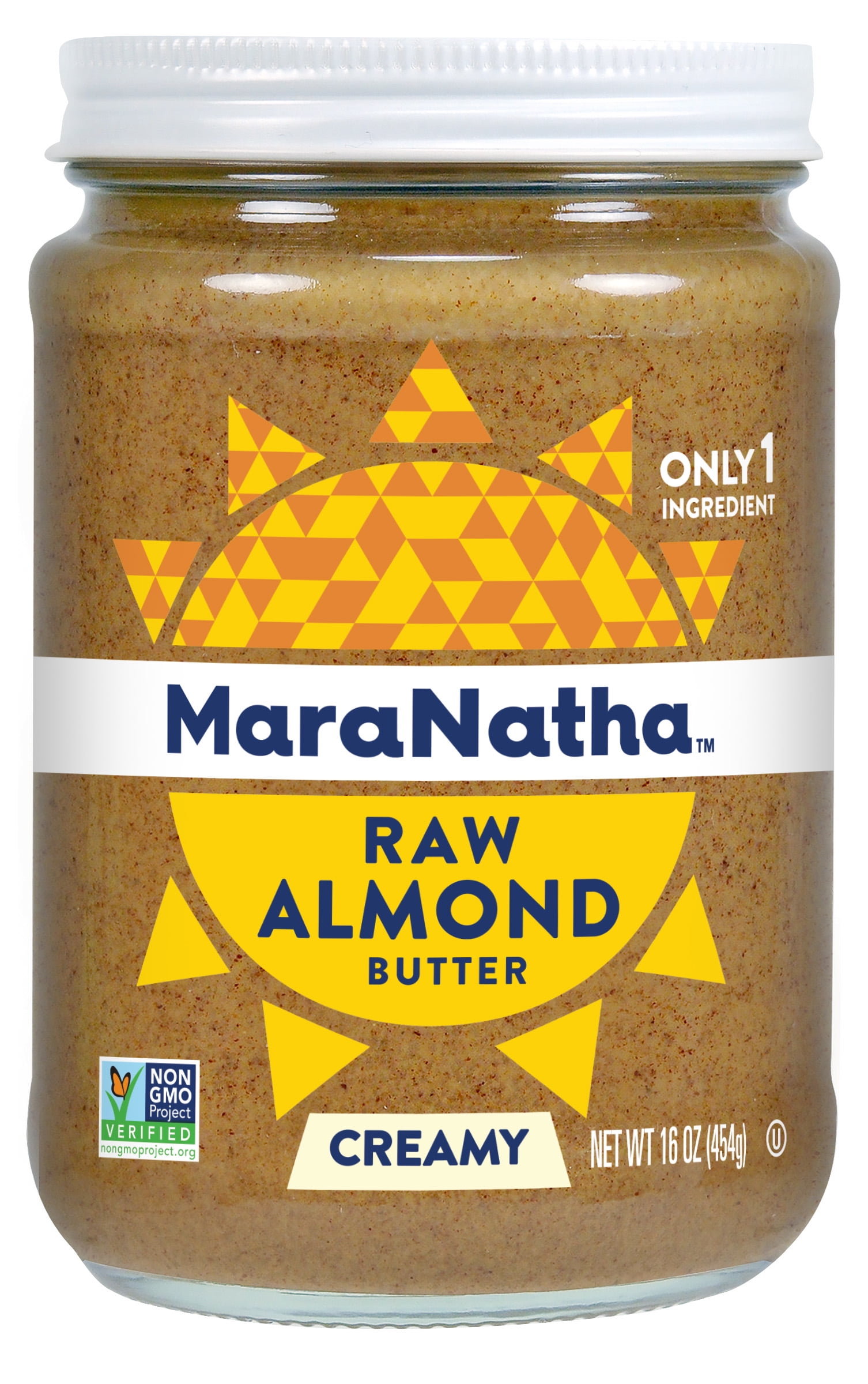 (6 Pack) MaraNatha Organic Raw Creamy Almond Butter, 16 oz