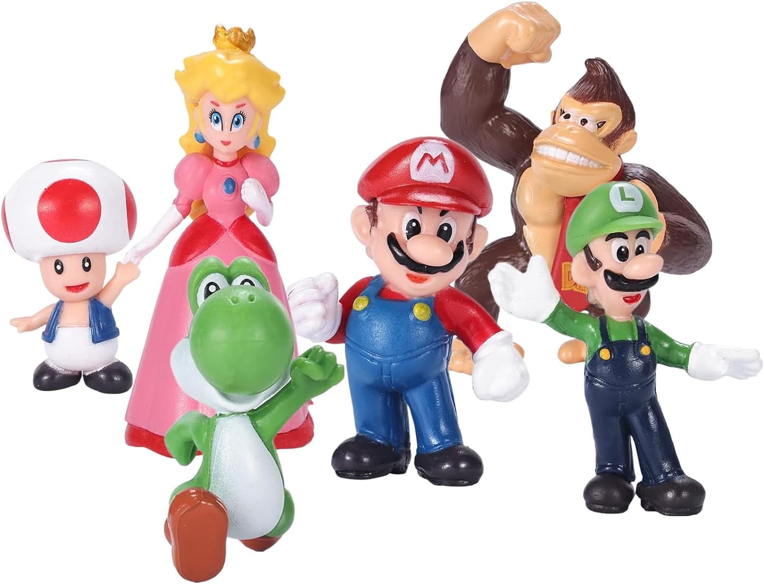 Guvpev Pack Mario Bros Action Figures, 6 Pieces - Walmart.com Guvpev Pack Mario Bros Action Figures, 6 Pieces - Walmart.com