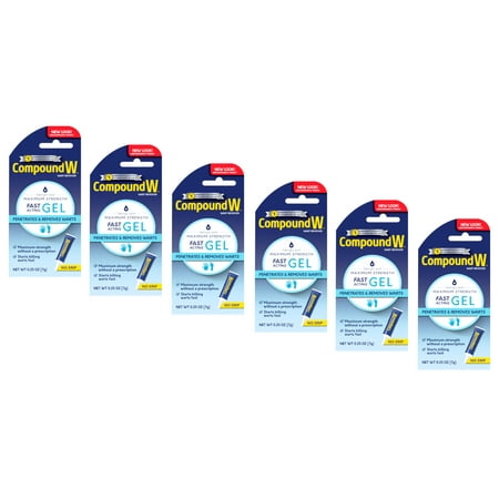 6 Pack - Maximum Strength, Fast-Acting Gel 0.25 oz