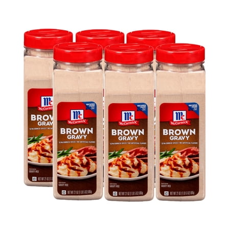 6 Pack | McCormick Brown Gravy Mix (21 oz.)