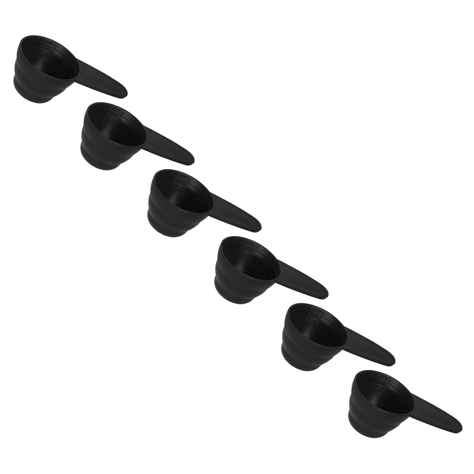 6 Pack Measuring Spoons with 3 Level Scale 8g 10g 12g Coffee Scoop ...