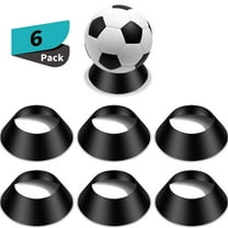 6 Pack Memorabilia Ball Display Stand Pedestal Ball Stand Holder for Soccer