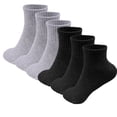 thumbnail image 1 of 6 Pack Men's Athletic Quarter Ankle Low Cut Cotton Socks Cushioned Sports Running, 1 of 6