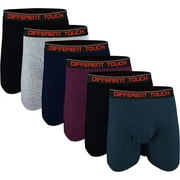 6 Pack Men's Big & Tall USA Assorted Log Leg Boxer Briefs Underwear