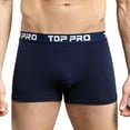 thumbnail image 1 of 6-Pack Men's Cotton Stretch Boxer Trunks, Navy, 2XL, 1 of 2