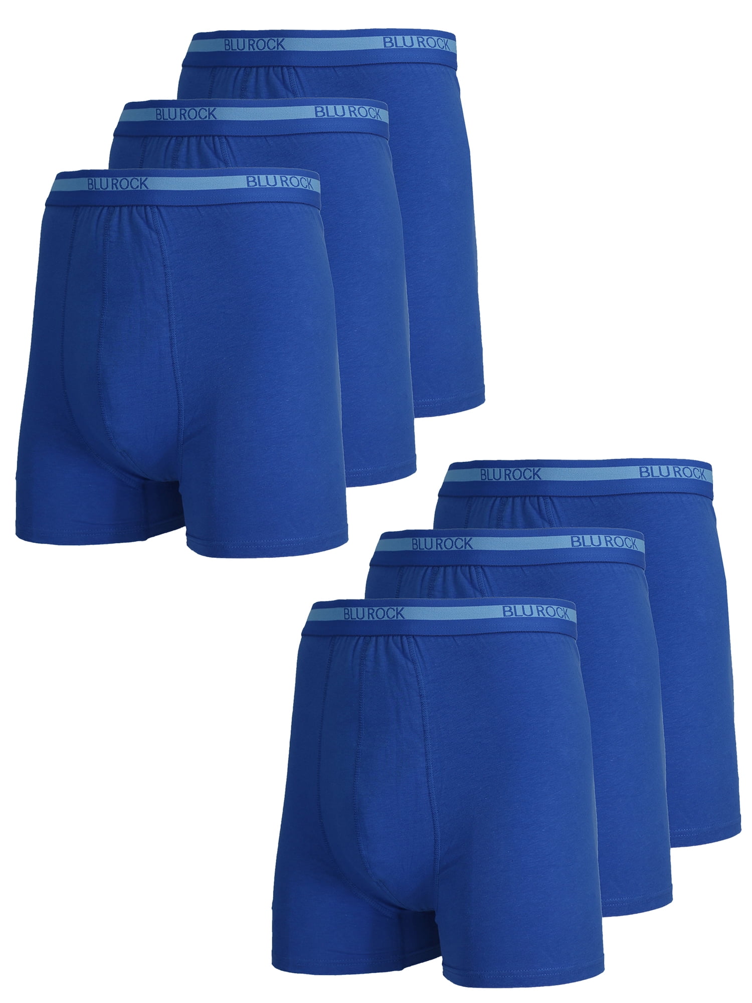 Robebson Men's Boxer Briefs Multipack – Comfort Flex Cotton With 3D Pouch & No-Wedgie Fit