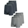 thumbnail image 1 of 6-Pack Men's Stretch Cotton Boxer Briefs (Sizes, S-2XL), 1 of 2