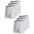 thumbnail image 1 of 6-Pack Men's Stretch Cotton Boxer Briefs (Sizes, S-2XL), 1 of 2