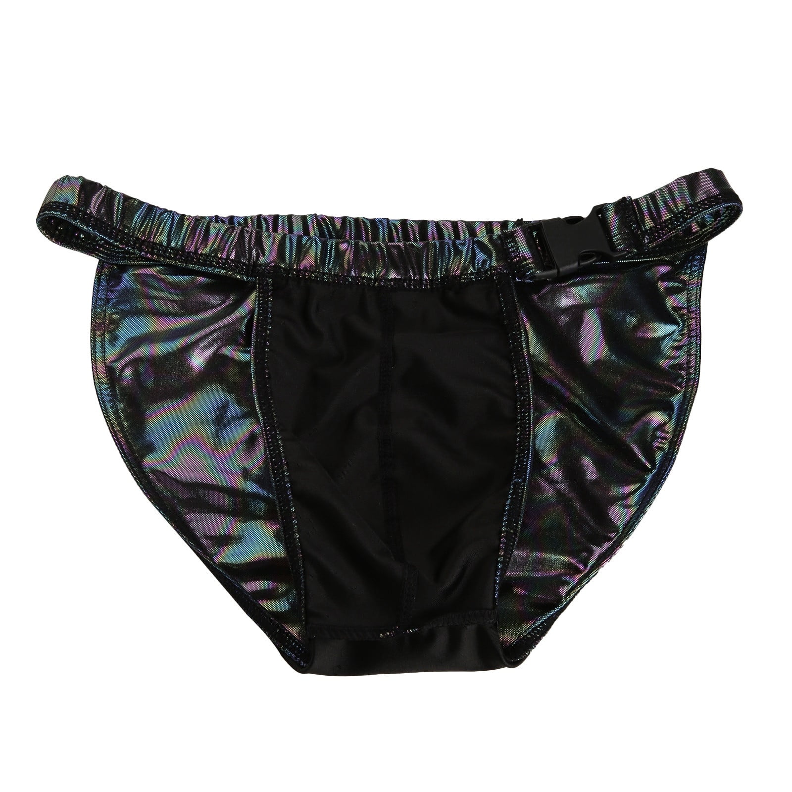 6 Pack Men's Underwear Reflective Metallic Laserlike Leather Surf Swim